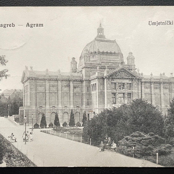 Zagreb Agram Umjetnički paviljon Kunstpavillon Kroatien Jugoslawien 600120A TH D