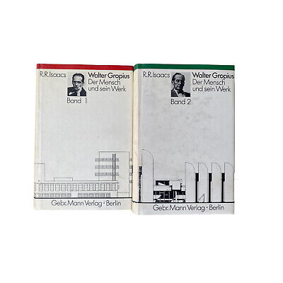 2739 Isaacs WALTER GROPIUS BAND 1 UND BAND 2 HC +Abb 2 Bde