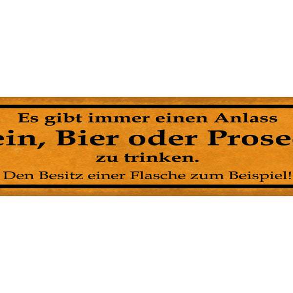 Schild Nicht Nachtragend Dumm Verkaufen Groll Frust Hass 46 x 10 Blech od. Holz