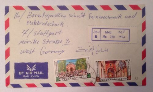Brief Jordan  Jordanien Nach Stuttgart 14062A